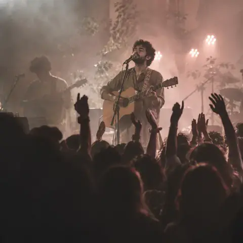 Music concert photos shared live with the audience
